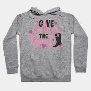 cancer  boot Hoodie